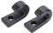 SolUptanisu Plastic J Hooks,Nylon J Hook,Kayak J Hook Hook,10Pcs Boat J Hook Hook Lashing Hook Mooring Hook J Hooks Boat Access Kayak Canoe, Black