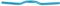 Fahrradlenker Blau,Bike Handlebars,Fahrradlenker Aluminium Mountain Road Bar Extra Langer Lenker Geeignet Für 25.4Mm 520Mm Bar 5 Farben(Blau)