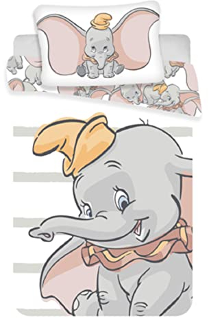 Dumbo Disney – Baby-Bettwäsche – Bettbezug Baumwolle