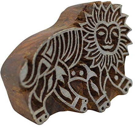 Freak Scene Stempel aus Holz - Löwe - Links - 7 cm - Holzstempel