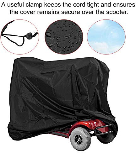 Wasserdichte Rollerabdeckung Rollstuhl Abdeckung für Rollstühle zum Schutz des Scooters vor Sonnenlichtschäden190 x 71 x 117 cm