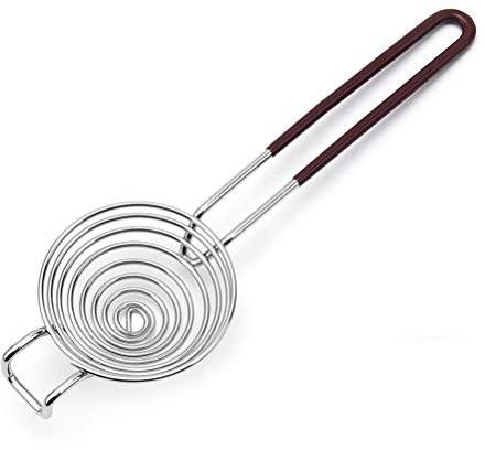 Bonbela Filter Eiweiß und Eigelb Sieb Trennwand Edelstahl Eiertrenner Ei Weiß Eigelb Trenner Eierteiler Feste Küche Kochen Werkzeuge