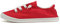 Soda Flache Damenschuhe, Leinen, Segeltuch, Slip-On, Sneaker, Schnürschuh, Zig-S, rot, 38 EU