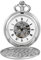 Double Hunter Mechanische Taschenuhr Voll Luxus Silber Farbe Männer Frauen Stilvoll Retro FOB Hand Wind Bräutigam Bräutigam Hochzeit Taschenuhren Geschenk mit Box