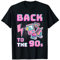 90er Party Outfit für Damen, 90er Kostüm Rollschuh Mädchen T-Shirt