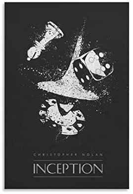 HAUHAU Inception Filmposter (5) Leinwand-Kunstposter und Wandkunstdruck, moderne Familiendekoration, 20 x 30 cm
