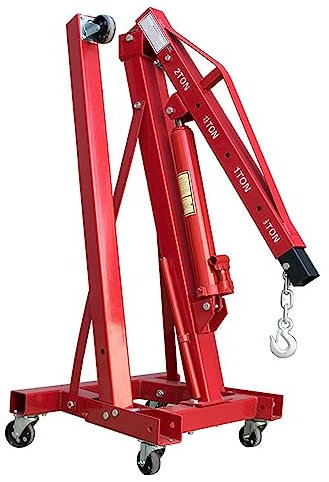 Hydraulisch zusammenklappbarer Kleinkran, Aufhänger for Automotoren, Heben von 2T 3T Mobiles Hebewerkzeug YIJIAN (Farbe : 3T Heavy Folding 170KG)