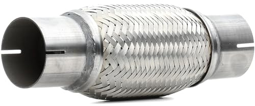 STARK Flexrohr Auspuff Abgasrohr Ø60mm 250mm Rohrverbinder:Flexibel mit Schellen SKFH-2540015 Kompatibel mit AUDI A8 4E2, 4E8