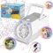 Bombble Regenbogenblasenmaschine Automatische Seifenblasenmaschine, Seifenblasenmaschine Kinder 10000 Blasen/Minute mit 240ML Seifenblasenlösung (575-White)