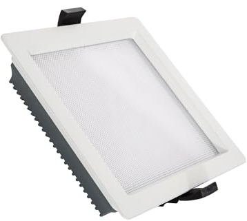 LEDKIA LIGHTING LED Einbaustrahler flach 24W Eckig Dimmbar Dim To Warm Ausschnitt 135x135 mm Weiß