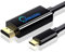 Cable USB C a HDMI de 6 pies para MacBook, cable tipo C a HDMI 4K a 30Hz, USB 3.1 a HDMI 2.0 para iPhone 15, iPad Pro/Air, Samsung Galaxy S23, ChromeBook, adaptador USB C a HDMI para monitor