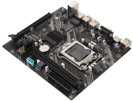 Elprico DDR3 Motherboard,DDR3 Memory PCIe X16 Slot SATA3.0 DDR3 4 USB2.0 2 USB3.0 3 Phase Power LGA 1151 Motherboard for Computer PC, Elpricooi8y3vt7fn