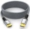 Looyotul 8K DisplayPort Kabel,DP 1.4 Kabel 7m(8K60Hz,4K@144Hz,2K@240Hz)HBR3 Unterstützung 32.4GBps,vergoldeter Anschluss,hohe Bildwiederholrate für Gaming Monitor,HDR,FreeSync G-Sync,Grafikkarte,PC ﻿