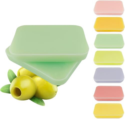 isabellenails Paraffinwachs mit 13 DUFTRICHTUNGEN | Paraffin Wax Wärmebad Paraffinwachsblöcke für Hände und Füße, Trockene Haut, Steife Muskeln - 4x500 ml (Olive)