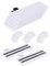 10 Accessoires pour Kärcher SC1 SC2 SC3 SC4 SC5 Nettoyeur Vapeur- 5 Bonnettes Microfibres Souples + 3 Bonnettes Abrasives + 2 Chiffons pour Buse à Main - Compatible Karcher Easy Fix