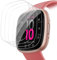Carantee Schutzfolie für Panzerglas für Fitbit Versa 4/Fitbit Versa 3/Fitbit Sense 2/Fitbit Sense Schutzglas, 4 Stück TPU Displayschutz für Versa 3 Folie, Selbstheilend für Versa 4 Displayschutzfolie