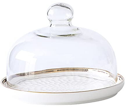 ZEPFJHE Nordic - Piatto da dessert in ceramica, piatto da dessert