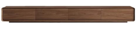 Mueble De TV Moderno De Pie 160 Cm/200 Cm De Madera Maciza para Sala De Estar Color Nogal Mueble De TV Independiente(200x24x24cm)