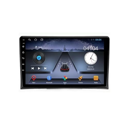 Android 13 navegación del Coche para Voiture Volkswagen Multivan T5 2003-2015 con CarPlay Android Auto 9 Pantalla Táctil Radio Coche con WiFi/4G/GPS/RDS/DSP/USB Reproductor Multimedia(8G+256G)
