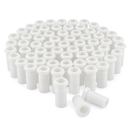 LavaPlumb 15mm Pipe Inserts 50 Pack Push Fit Plumbing Fittings Plastic | White 15mm pipe inserts for plastic, PEX and PB plumbing pipe. Support sleeves for pushfit and compression fittings, 50 pack