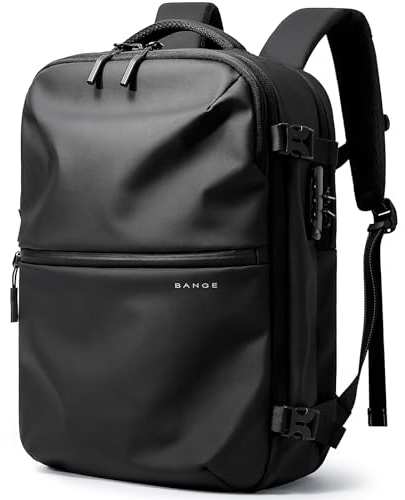 BG FUTURE AESTHETICS Travel Backpack for Men, Waterproof Lightweight Laptop Daypack for Business and Work, Anti-Theft Backpack for Men and Women