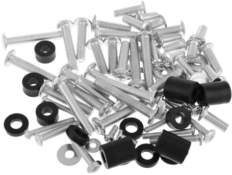 DECOMELODY 88pcs Heavy Duty Tv Wall Mounting Hardware Kit Metal Screw Set with Wall Plugs for Secure Television Installation in Living Bedroom Office