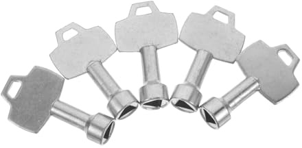 KONTONTY 5 Stück Schlüssel Für Mülleimer Türschloss Dreieckschlüssel Mülleimerteil Mülleimerschlüssel Aktenschrank Ersatzschlüssel Mülleimerschlossschlüssel Mülleimerschlüssel