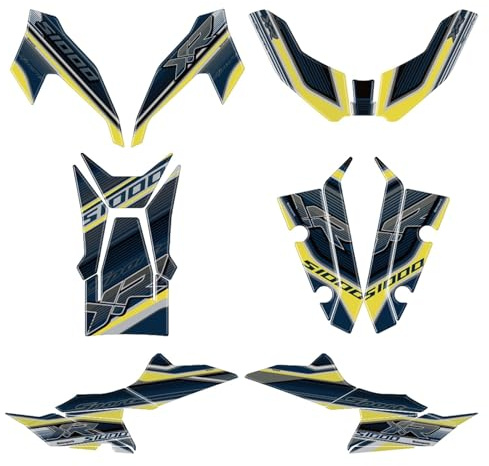 Für BMW S1000XR S 1000 XR 2024 2025 Motorrad-3D-Gel-Schutzsystem, Vollständiges Verkleidungsaufkleber-Schutzset