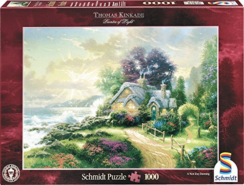Schmidt Spiele - Thomas Kinkade, Das Haus am Meer, 1000 Teile Puzzle