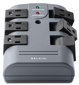 Belkin 6-Outlets Surge Suppressor - Regleta