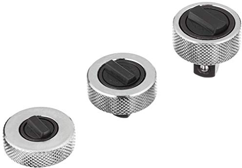 Silverline 380552 Fingerratschen ohne Griff, 3-tlg. Satz 1/4, 3/8 u. 1/2 Zoll