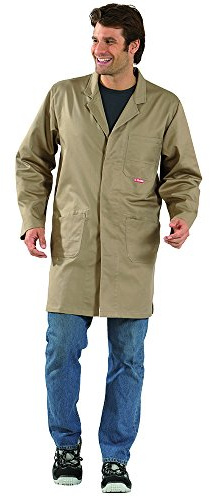 Planam 0644062 Herren MG 290 Berufsmantel, khaki, Größe 62