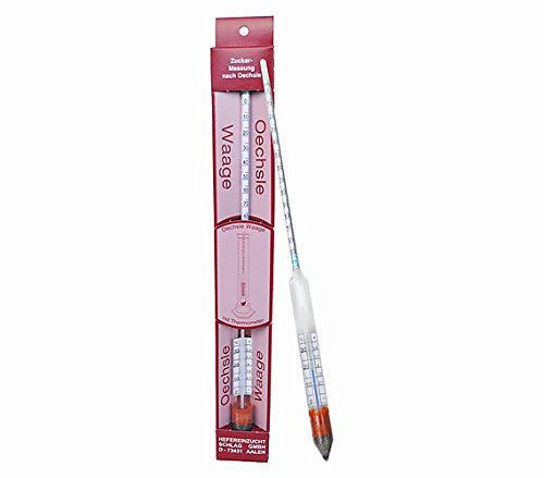 VINA, Oechslewaage 0 – 130 °Oe, mit Thermometer