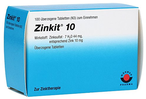ZINKIT 10 überzogene Tabletten 100 St