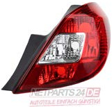 Johns, Heckleuchte Rück Leuchte Licht Brems passend für Opel Corsa D 07/2006- ab Rechts
