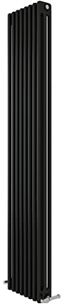 iBathUK Regency Tall Vertical Column Radiator, Triple Panel Radiators, 1800x380mm Slim Radiator, Wall Mounted for Bathroom,Kitchen,Living Room- Anthracite