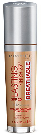Rimmel London Lasting Finish Breathable Foundation, Spf 20, 502 Noisette | SPF 20
