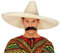 FIESTAS GUIRCA | Sombrero Mexicano de Paja (60 cm) - Accesorio de Fiesta para Celebraciones de Verano y Graduaciones - Ideal para Eventos Temáticos de México y Fiestas - Adulto Unisex - Natural