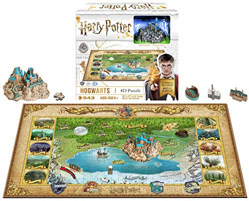 4D Cityscape Harry Potter Mini Puzzle Hogwarts Puzzle (543 Pieces)