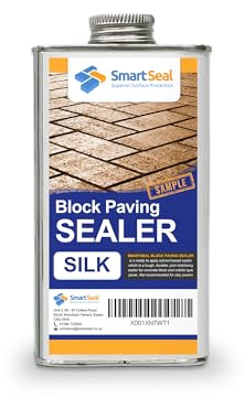 Smartseal Block Paving Sealer - Silk Finish – Wet Look Block Paving Sealer, Sand Hardener & Weed Inhibitor. Satin Finish Premium Block Paving Sealant for Block Paved Driveways & Patios (150 ml Sample)