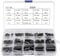 140pcs Round Ended Passfeder Parallel Drive Shaft Keys Set 8mm 10mm 12mm 16mm 20mm 25mm 30mm mit Kunststoffbox