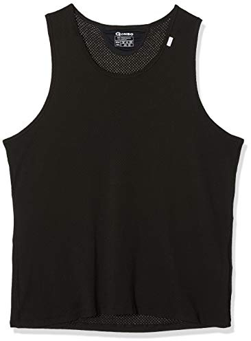 Gonso Herren Nevel U-shirt Unterhemden, Schwarz, 4XL EU