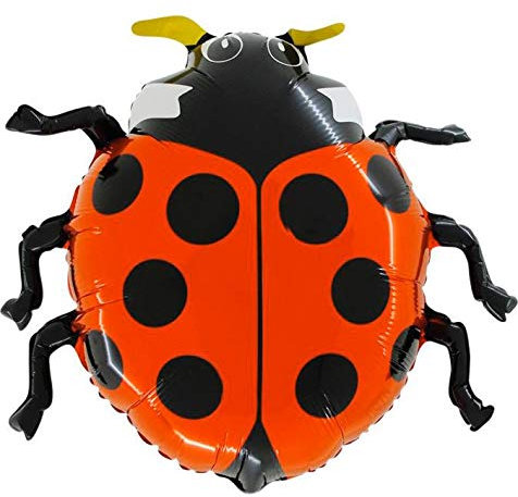 Toyland® 60cm (24 ) rote Marienkäferfolie Luft- oder Heliumfüllung Ballon-Partydekoration