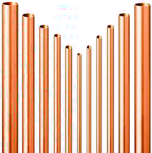 Qualitäts Kupfer-Rohr Stangenware halbhart Ø außen 10mm bis 35mm | Länge 0,25m bis 2m | Wunschlänge einfach auswählen >>> 28 mm x 1,0 mm | 1 m