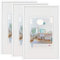 walther design Bilderrahmen weiss 30 x 40 cm 3er Pack, New Lifestyle Kunststoffrahmen KV040W3