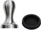 scarlet espresso | Tamper »Solido Affilato« inox sharp edge CNC präzisionsgefertigt, Edelstahl, massiver Profitamper (Set 58.5 mm & Tamperablage)