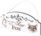 Schild Fuchs Kopf Deko 20x10cm - All you need is Love and a Fox - Holz Wanddeko Dekoration Wand