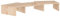 vidaXL Solid Wood Pine Monitor Stand Wooden Desk Cabinet Desktop Laptop