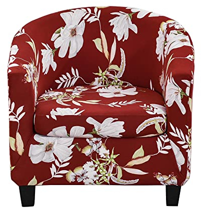 Sesselbezug Schonbezug für Wannensessel 2-teiliger Sesselbezug Sesselhusse mit Kissenbezug für Tullsta Sesselüberwurf Cocktailsessel Schonbezüge