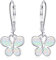 Schmetterling Ohrringe Hängend 925 Sterling Silber Opal Ohrringe Tropfen Schmetterlings Flügel Hängende Schmetterlings Schmuck für Mädchen…